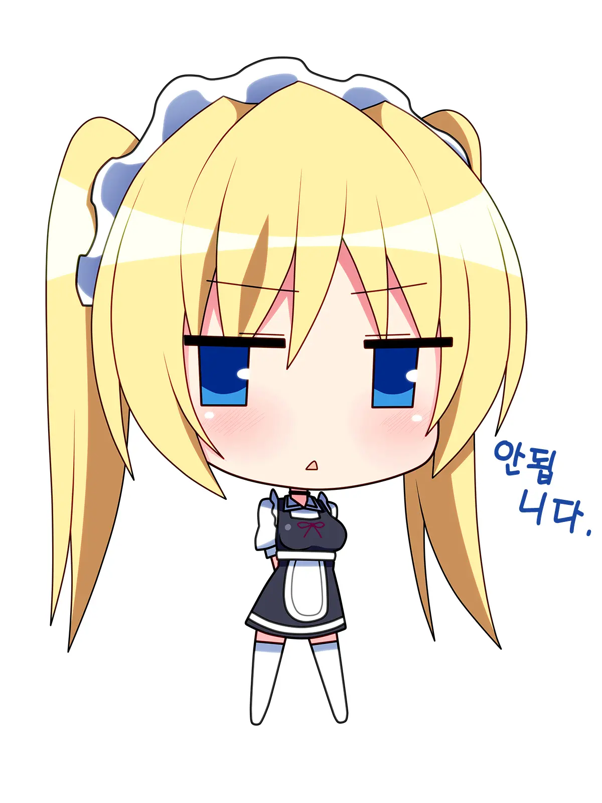 Kinpatsu Twintail Maid